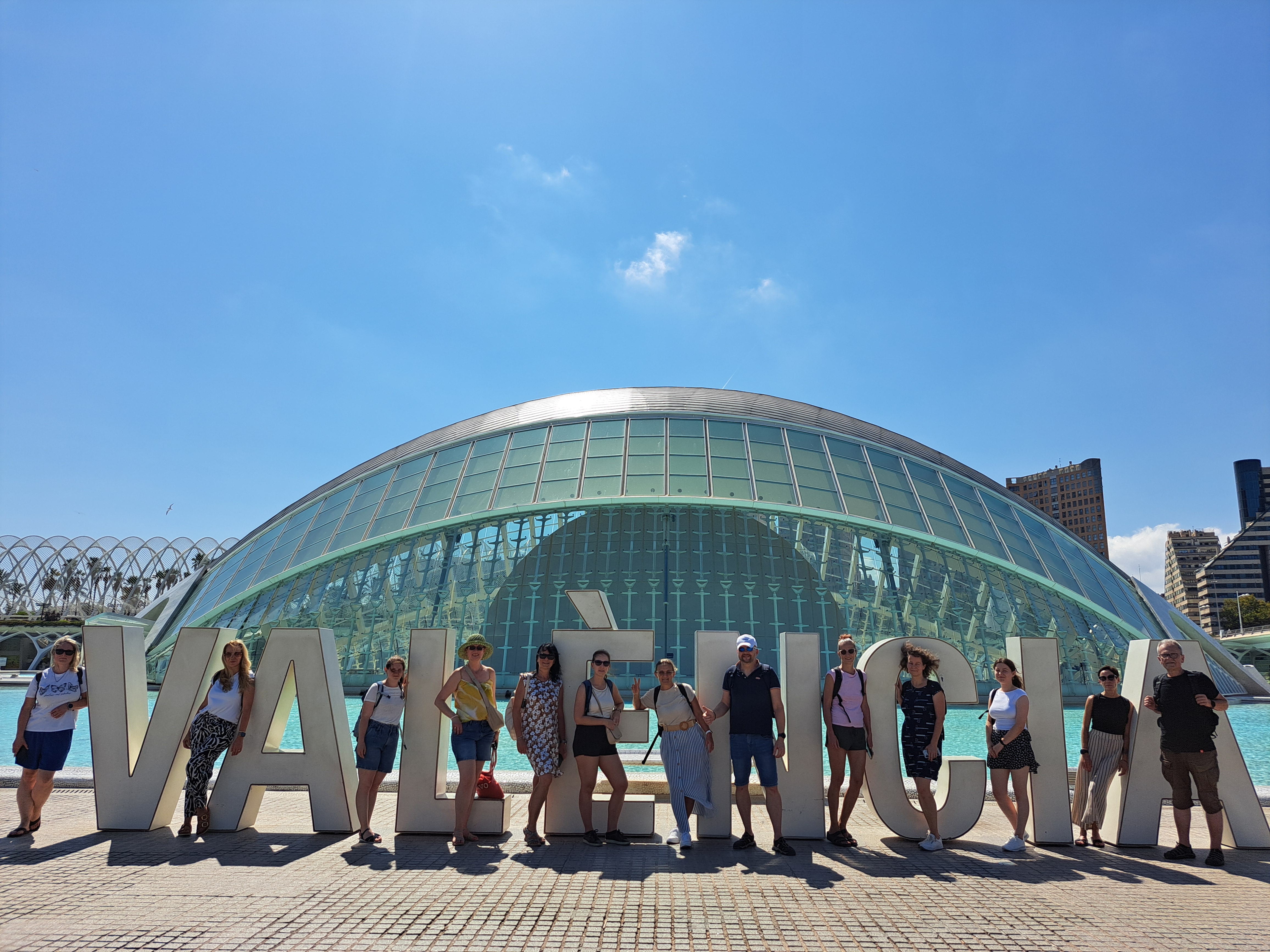 Studenti jazykové školy Španělské Slunce na intenzivním studijním pobytu ve Valencii